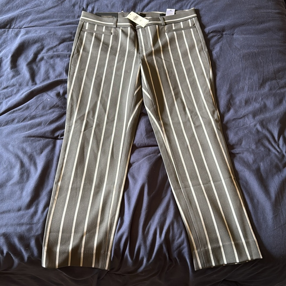 STRIPED DRESS PANTS